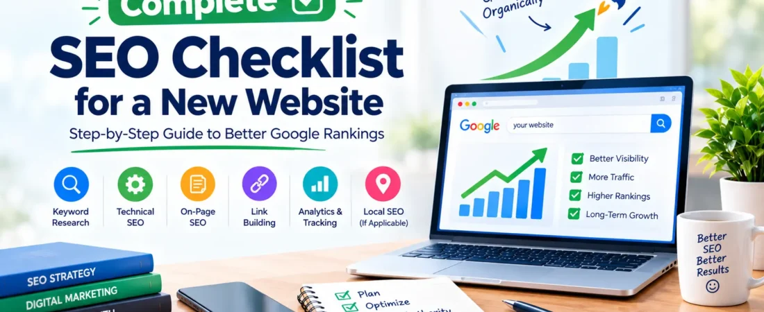 Complete SEO Checklist for a New Website: Step-by-Step Guide to Better Google Rankings