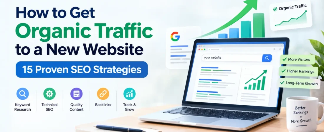 How to Get Organic Traffic to a New Website: 15 Proven SEO Strategies